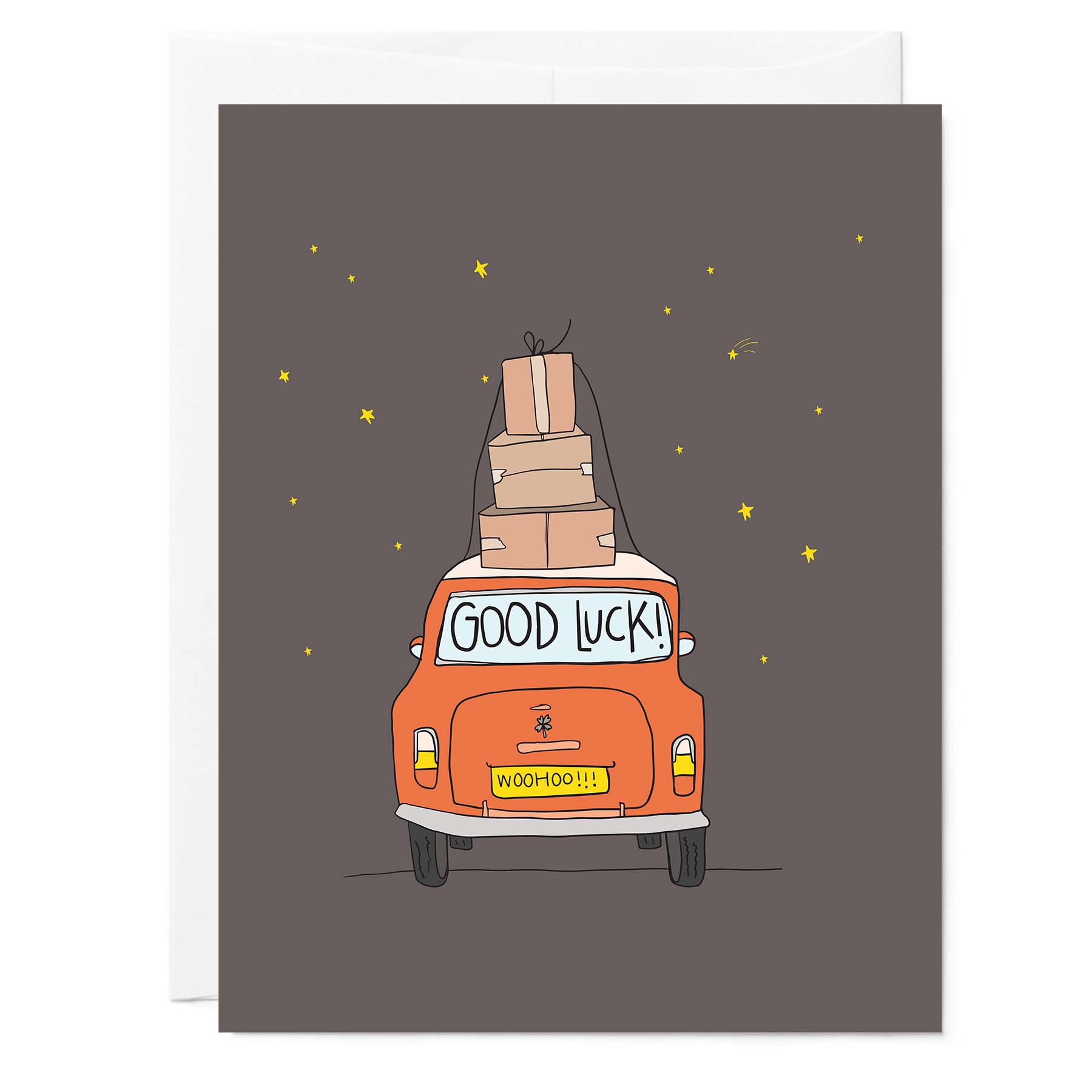 Good Luck Car | Encouragement Card | Tuxberry & Whit