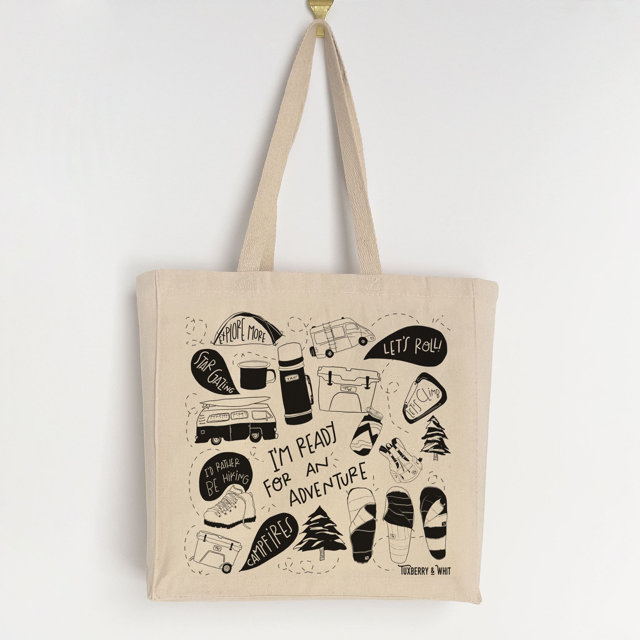 ★TOUT Y EST★ Facade Facade Tote 27 Mesh RCBTX24155WHX Tote Bag Collection – Tuxberry & Whit